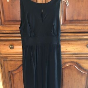Black cotton/Lycra loose fitted dress. Size xs